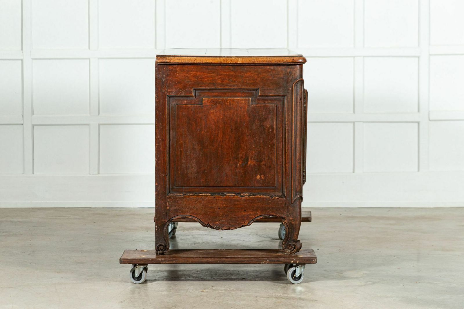 photo furniture 18thc French Carved Walnut Marriage Buffet