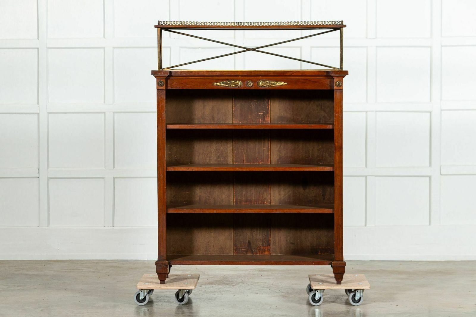 French 19thc Empire Revival Mahogany Bookcase photo furniture