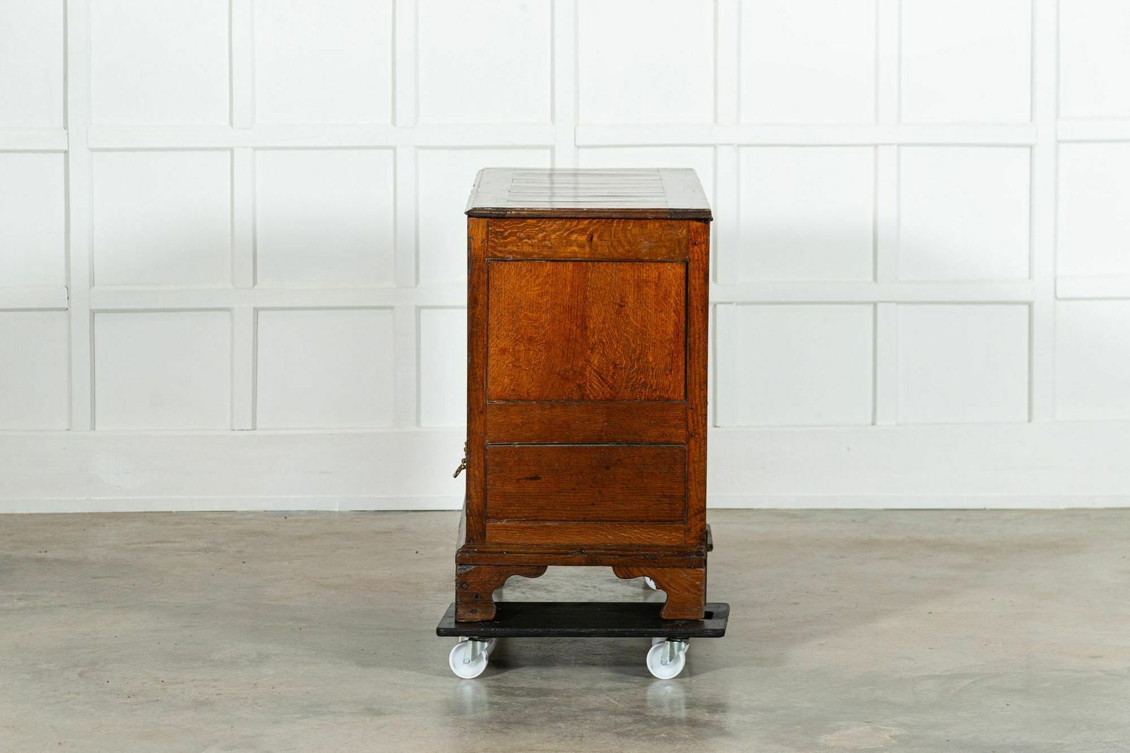 George III English Oak Mule Chest photo vintage