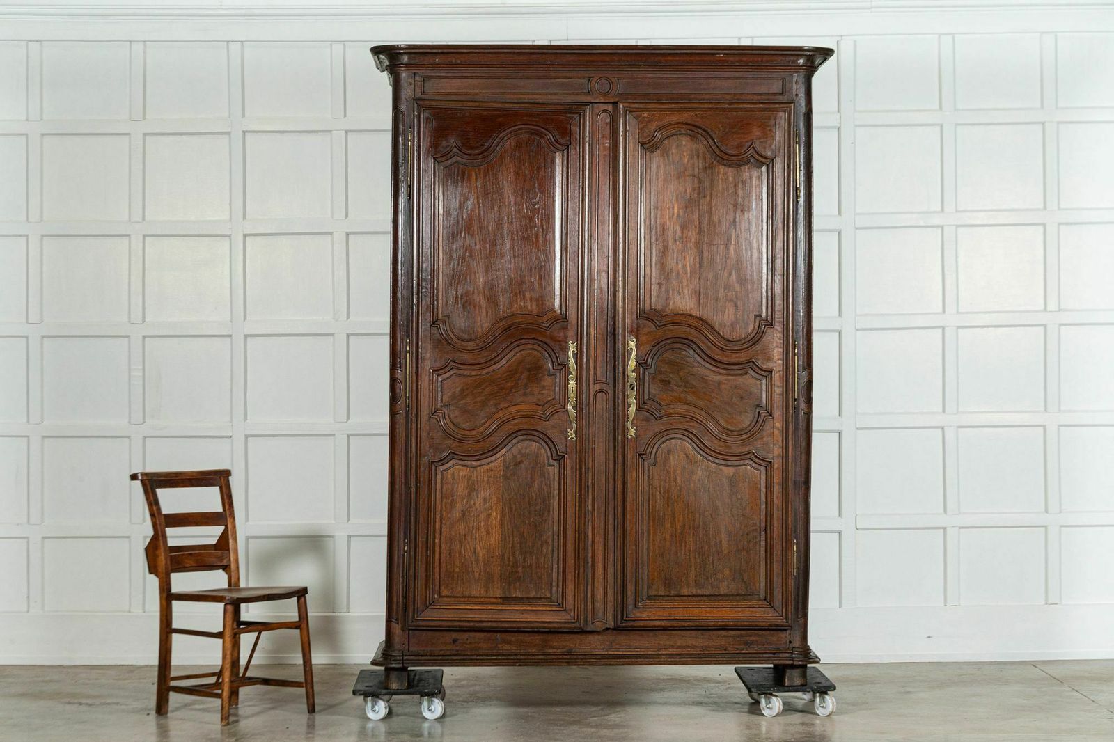 19thc French Oak Armoire, 1800s photo 3853.0