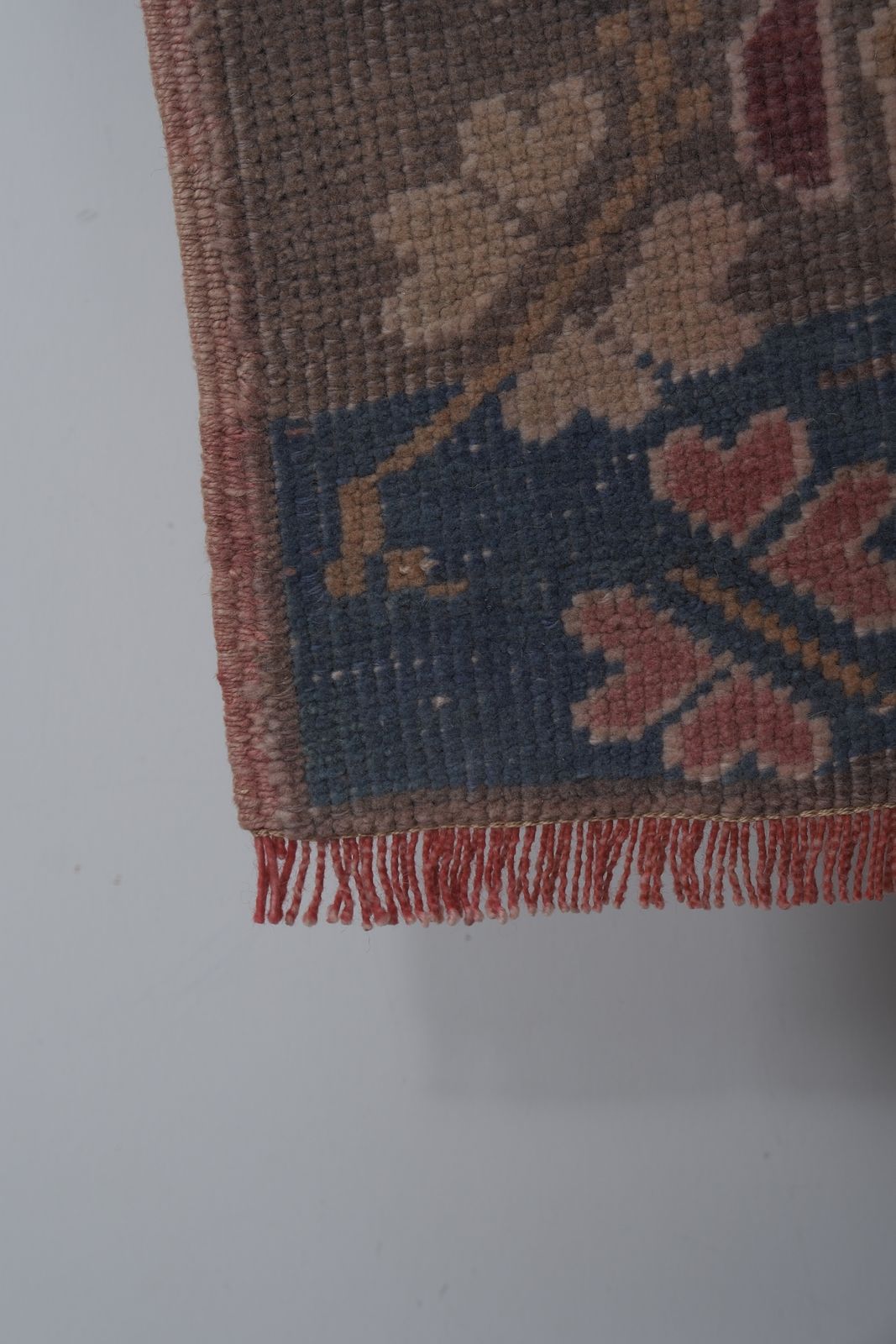 Anatolian Turkish Hand Knotted Runner 3'3'' X 7'8'' photo vintage