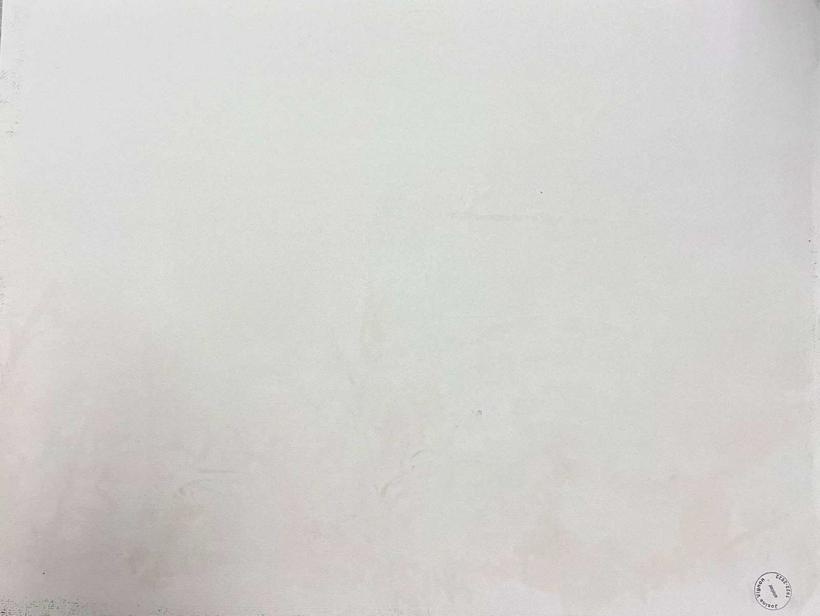 Josine Vignonlarge 1970's French Impressionist Pastel Côte D'azur Nice Landscape1977 photo vintage