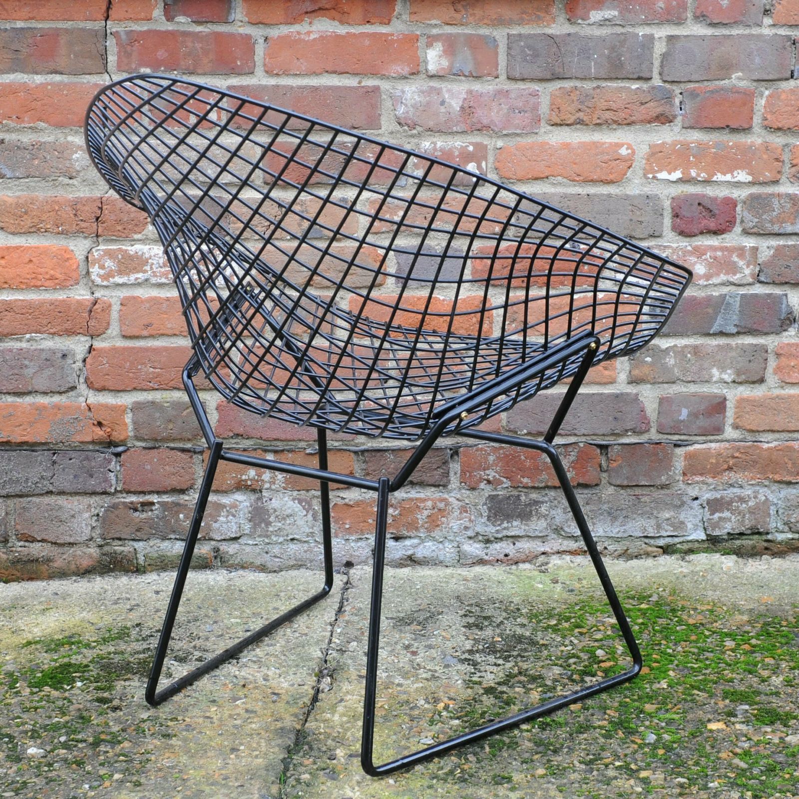 Diamond Chair By Harry Bertoia For Knoll, 1950s photo vintage