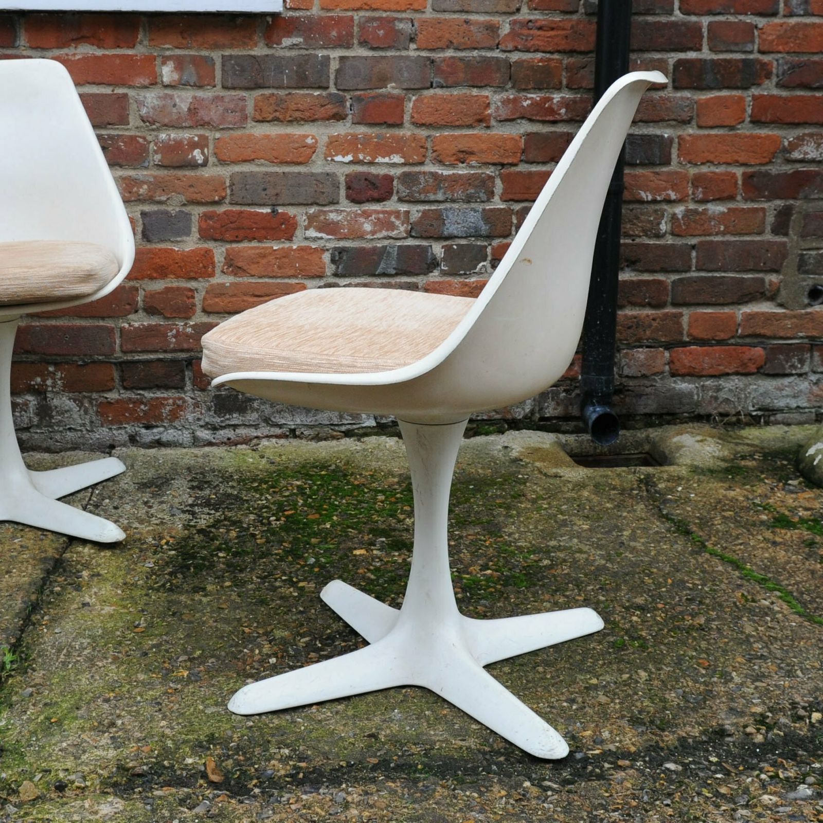 Furniture 103 Aluminium Tulip Chairs By Maurice Burke For Arkana, 1960s, Set Of 6 photo