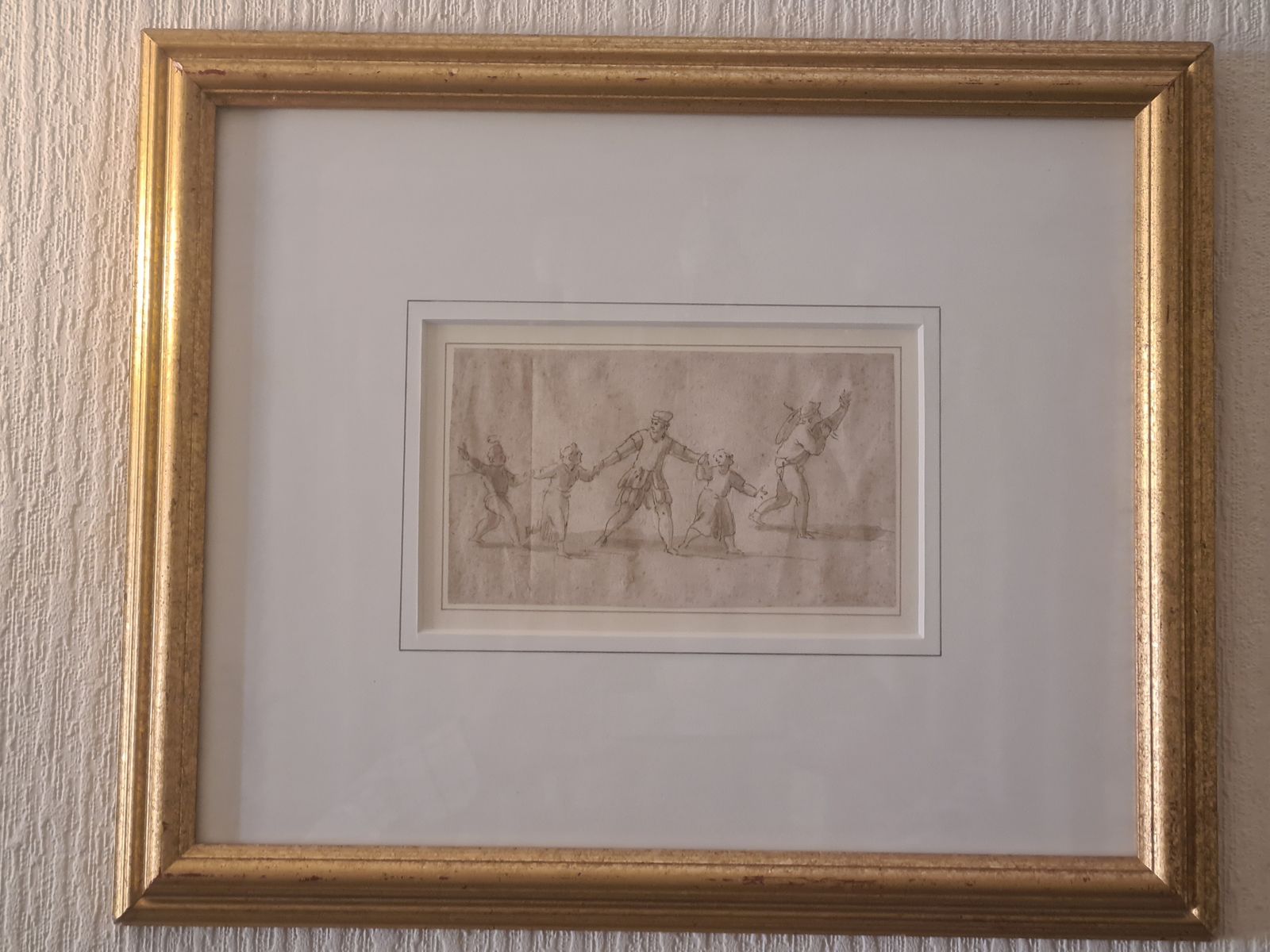 17th Century, Pen & Ink Wash Painting, Northern European School.