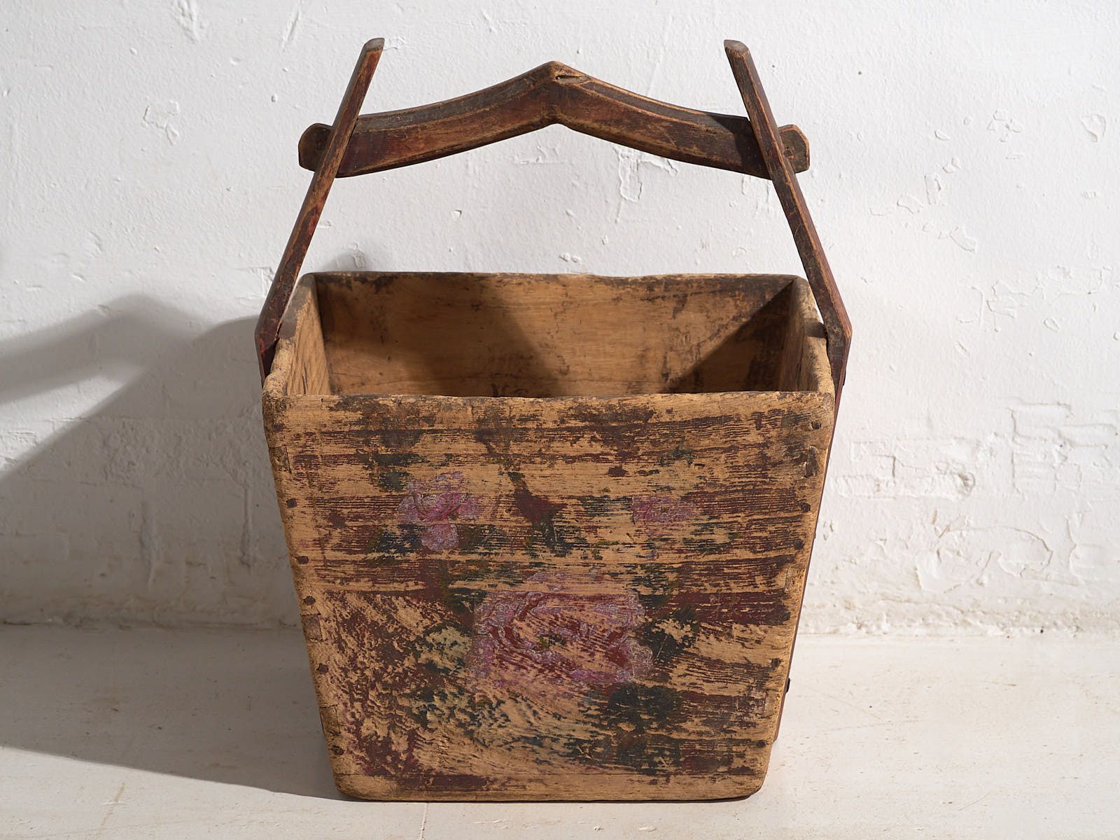 Antique Chinese Basket With Floral Details (C.1900) #6 photo buy