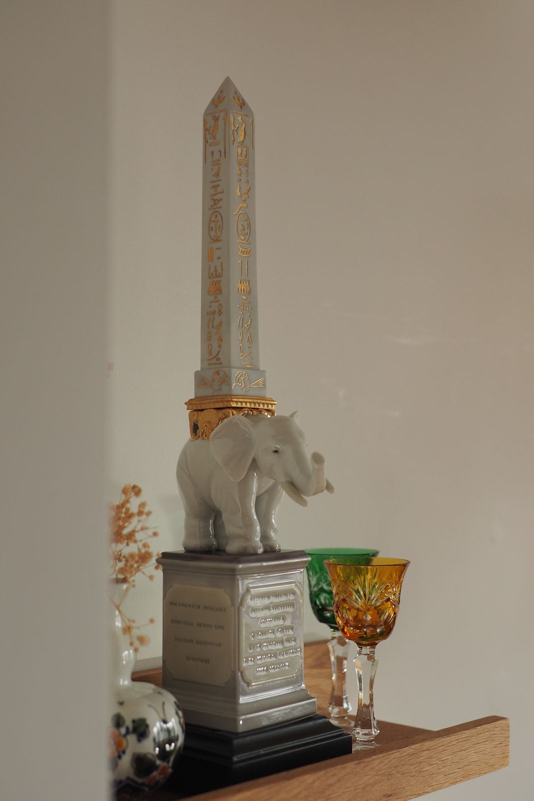 Lladro Pulcino Obelisk With Original Box And Certificate Homeware Porcelain | Retiring Product Line photo furniture