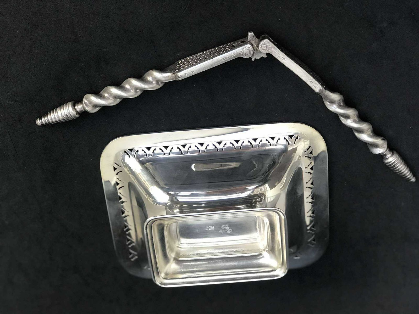 Sweets Bowl Pedestal Plate Ring Dish Silver Plated Catchall Nut Dish Keys Cookies Dish Edwardian Silver Plated Gift For Her Barker Ellis photo buy