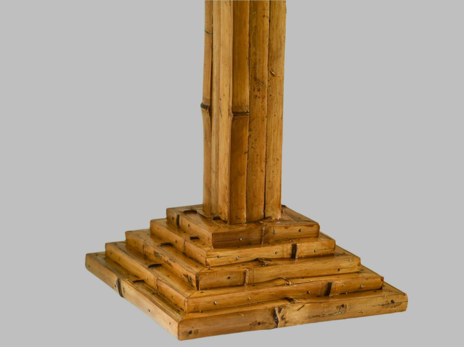 Organic Bamboo Table Lamp, 1980s photo 495.0