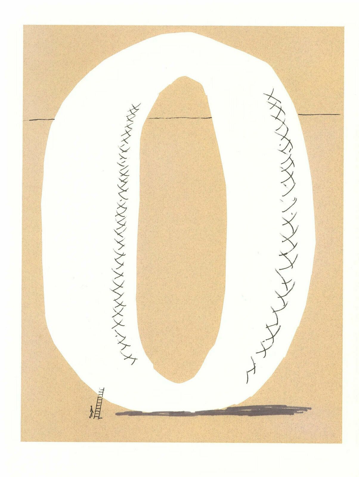 David Hockney 'O' From 'Hockney's Alphabet', 1991