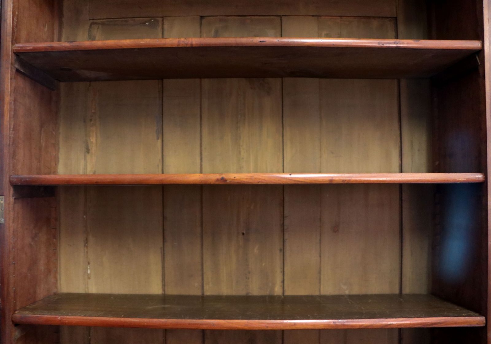 Furniture A Fabulous Late Victorian Mahogany Bookcase Cabinet. photo
