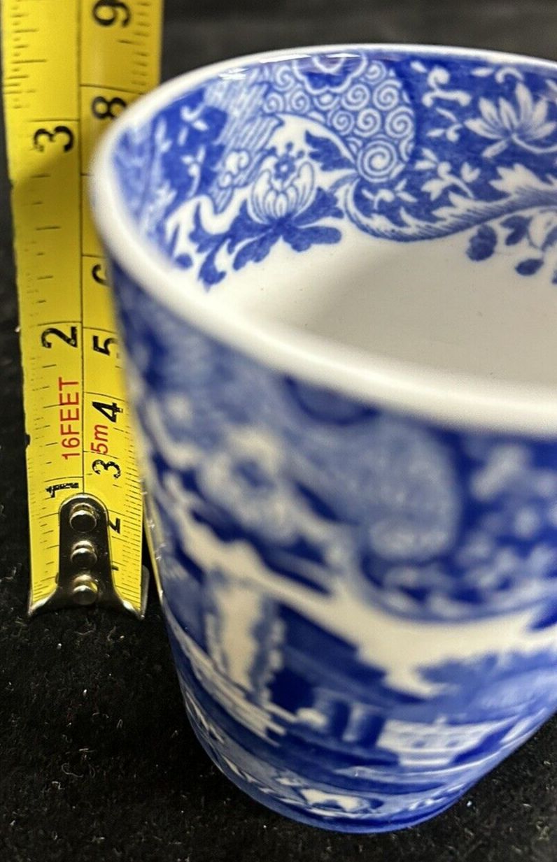 photo for sale Vintage Copeland Spode Blue Italian Beaker Blue Backstamp