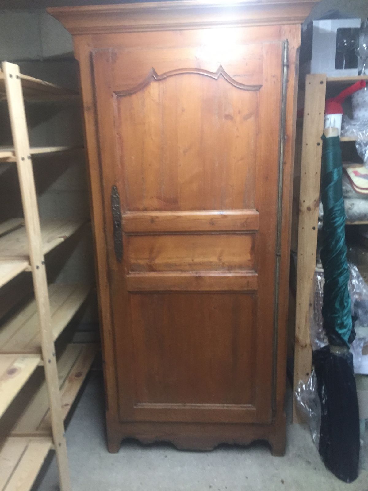 19th Century French Cherry Wood Armoire