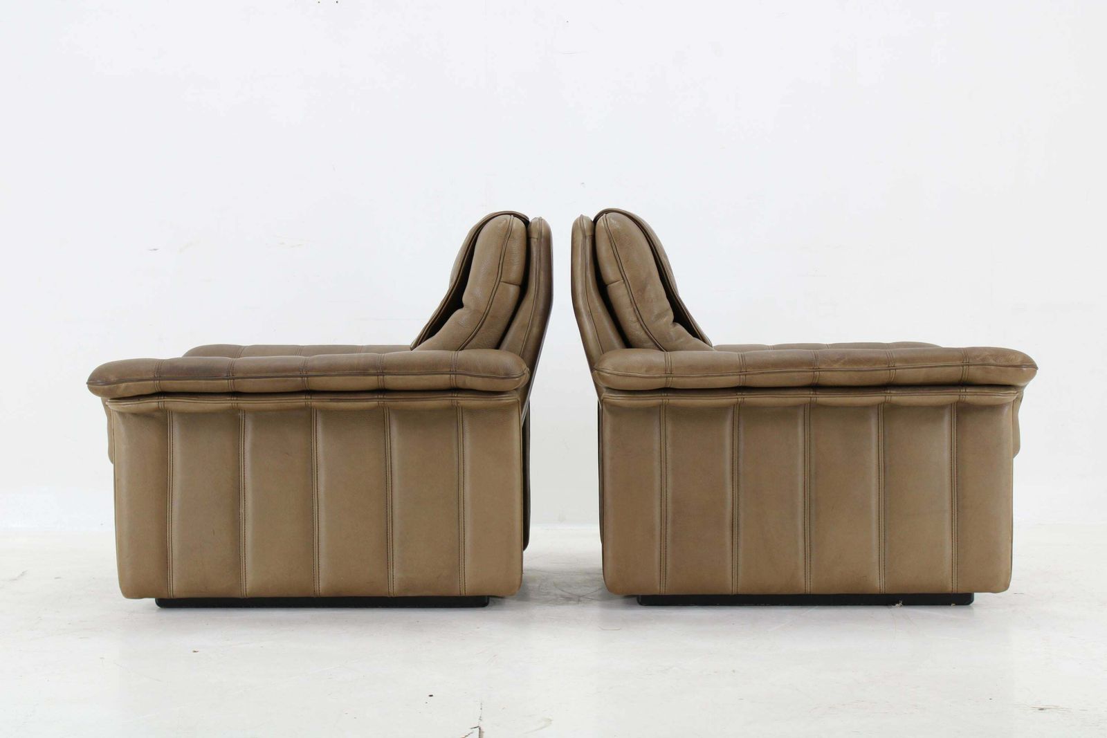 1970s Pair Of Exclusive De Sede Buffalo Leather Armchairs, Switzerland photo 3215.0