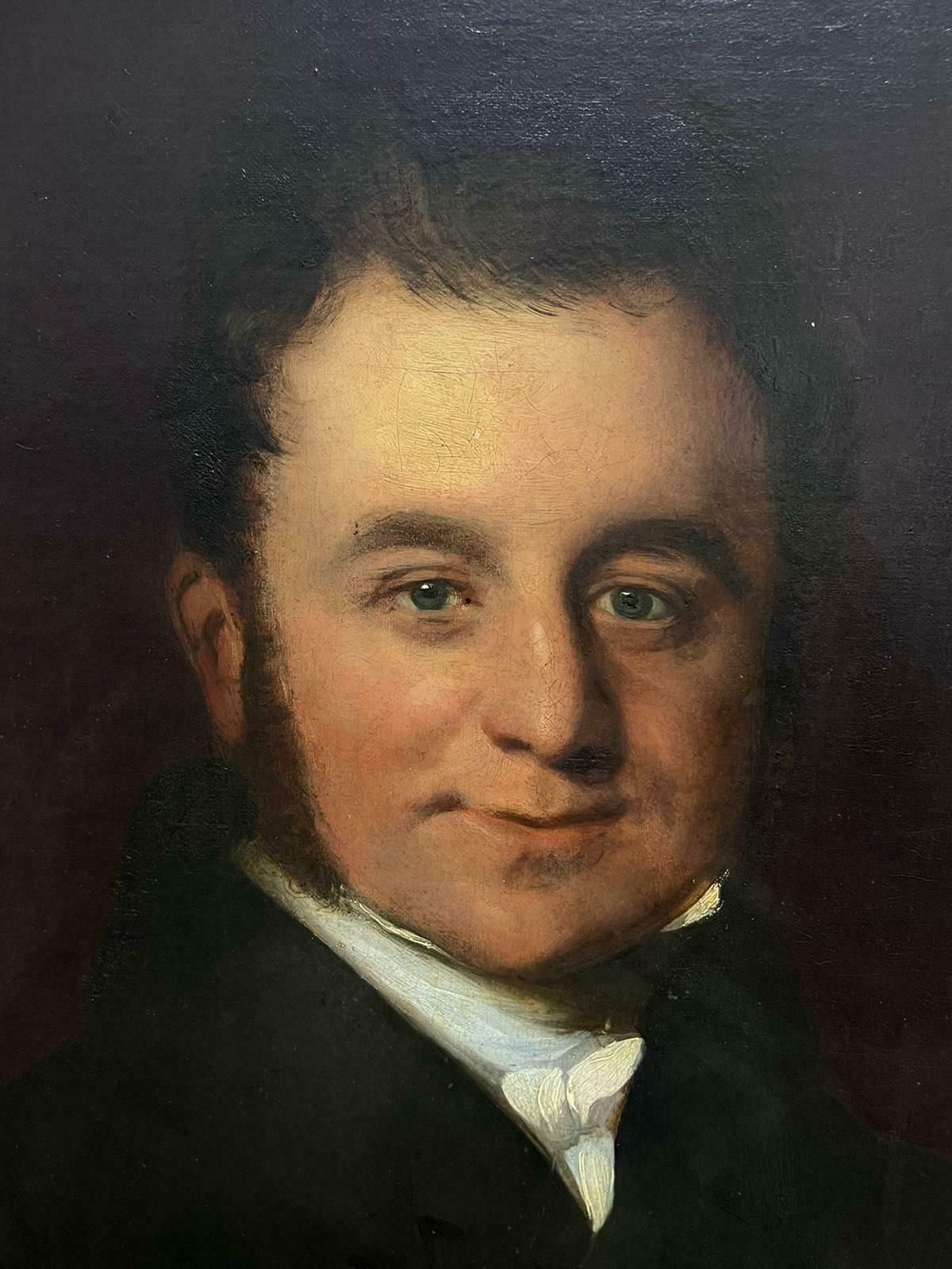 English Early Victorianc.1840's Portrait Of An English Country Gentleman Large Oil Painting On Canvas19th Century photo Art
