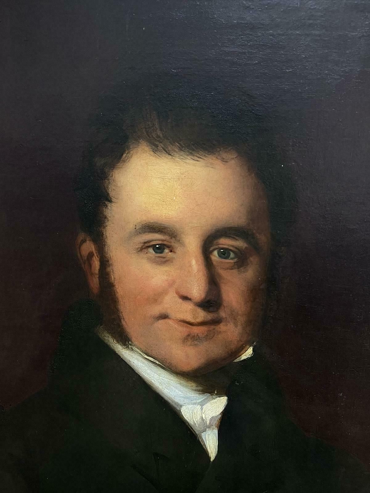 English Early Victorianc.1840's Portrait Of An English Country Gentleman Large Oil Painting On Canvas19th Century photo vinterior