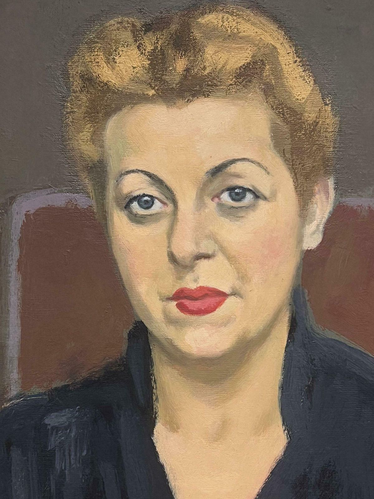 Jacob Markielmid 20th Century Polish/ French Oil Painting Portrait Of Seated Lady photo Art