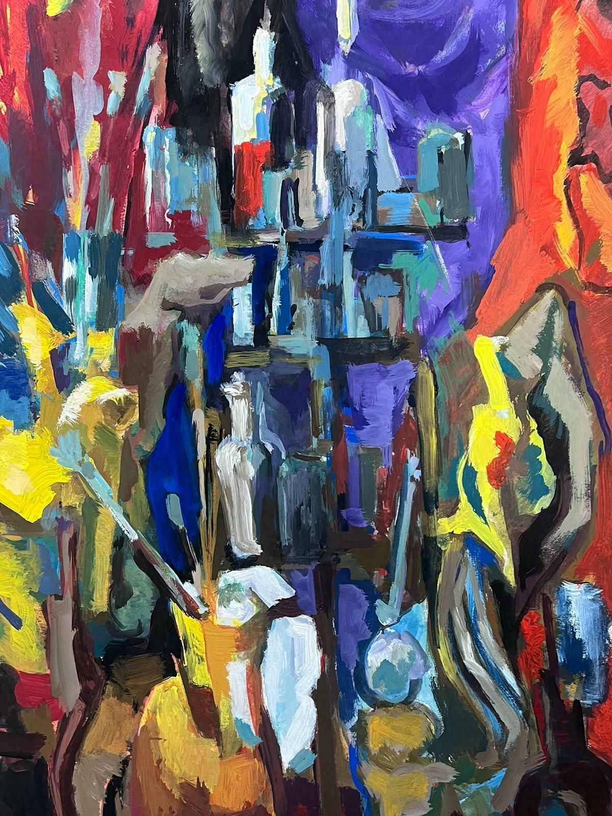 Guy Nicod French 20th Century Modernist Painting Artists Paint And Paint Tools Still Life photo 1017.0
