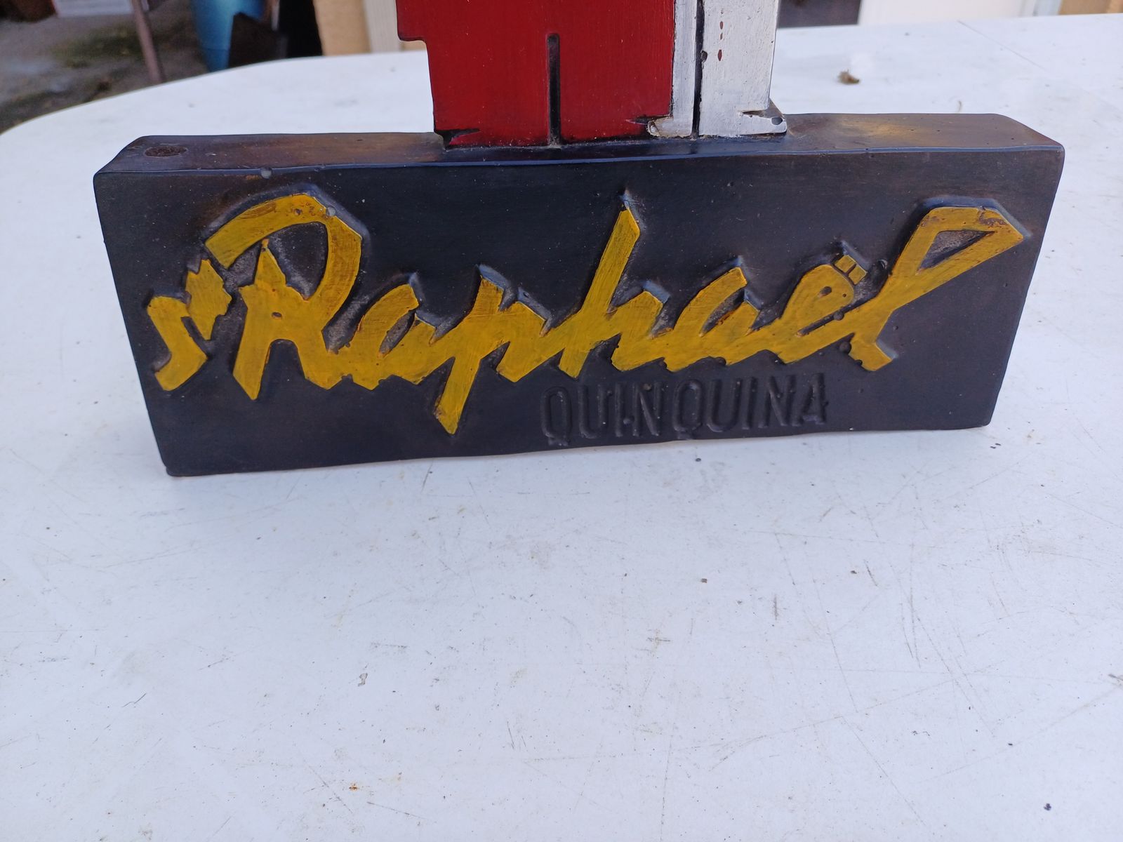 Plaster Early 20th St Raphael Quinquina photo for sale