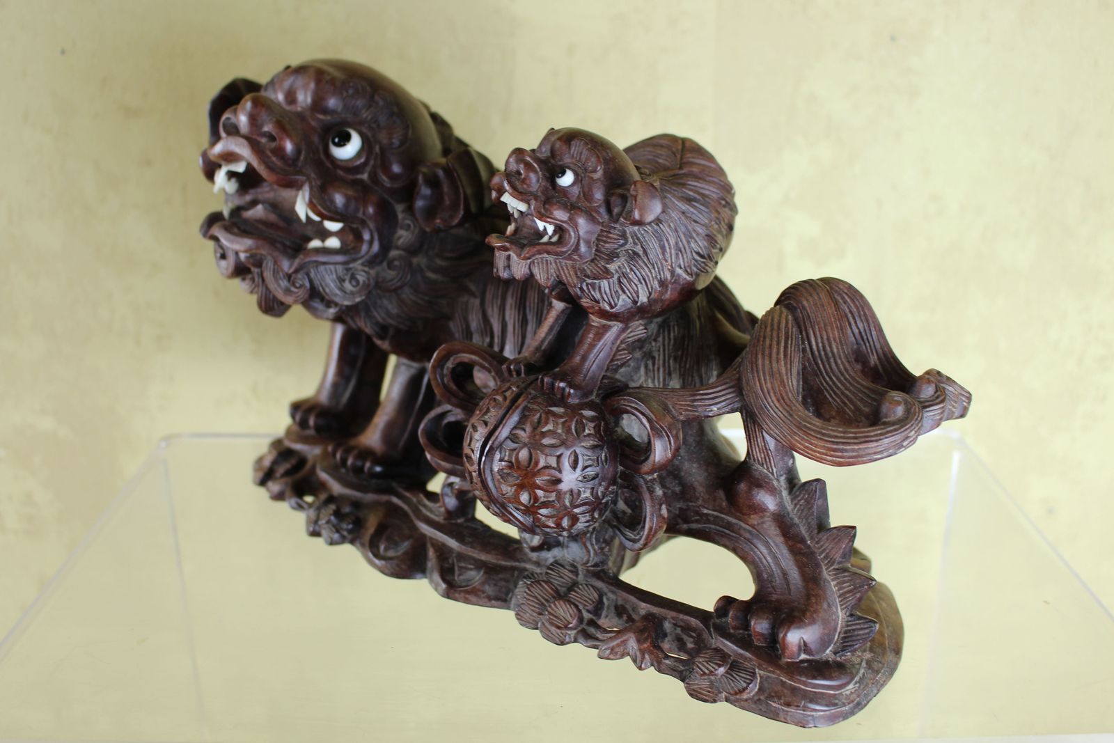 Early 20th Century Japanese Carved Dog Of Fo photo furniture