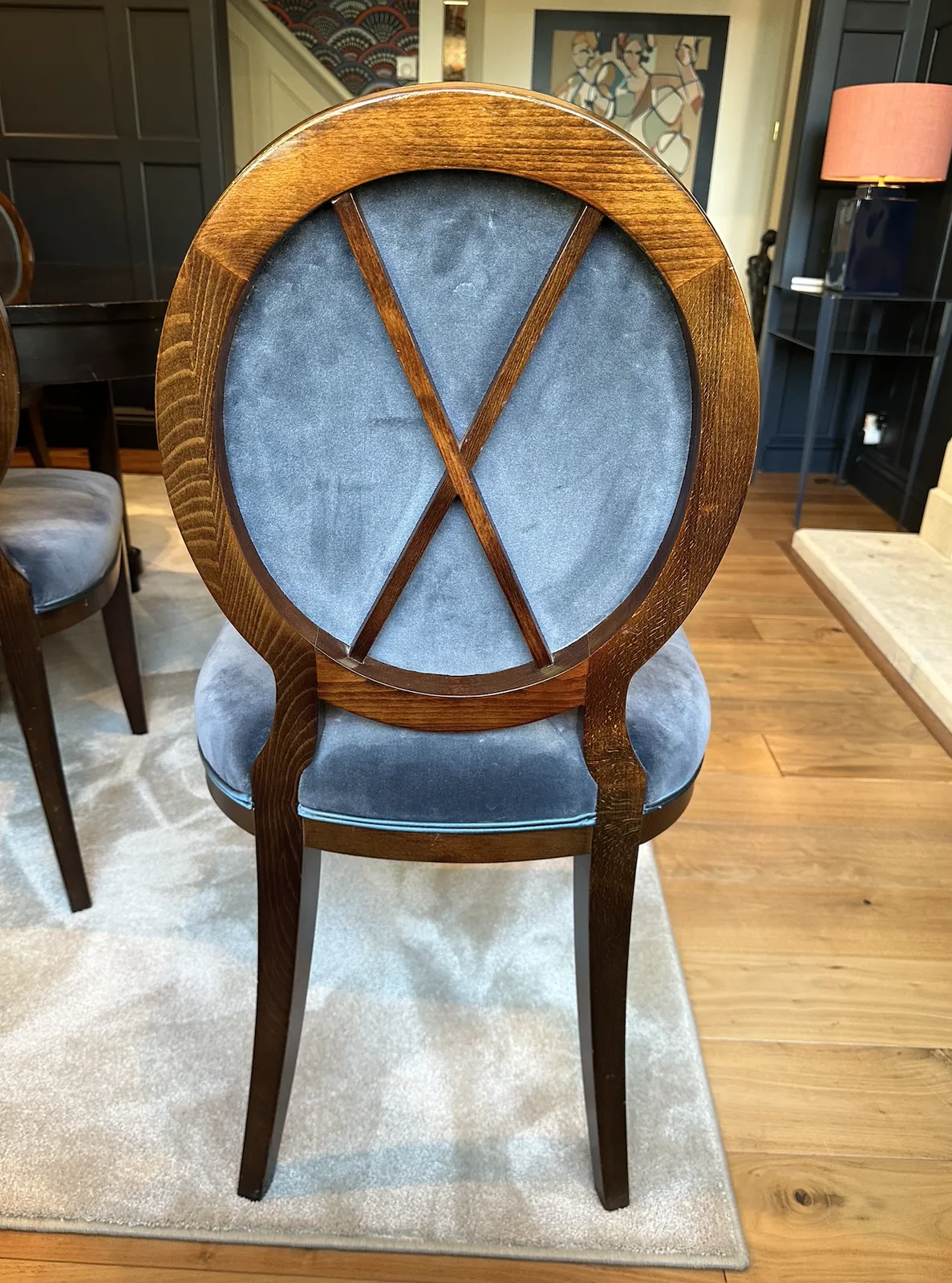 Baker Furniture Oval Dining Table With Chairs photo vinterior