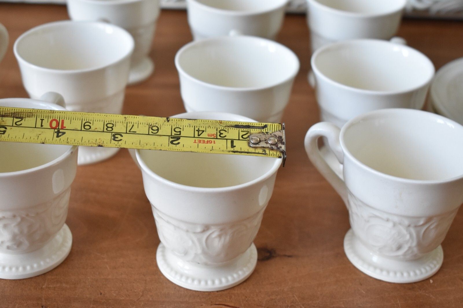 Wedgwood Etruria & Barlaston 'Patrician' Cup & Saucer Set & Coffee Pot 21 Pieces photo vintage