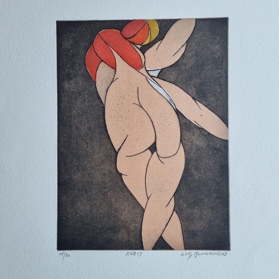 Wolff Buchholz   Tanz 1968 (Eight Etchings) German Mid Century Modern Art photo 475.0