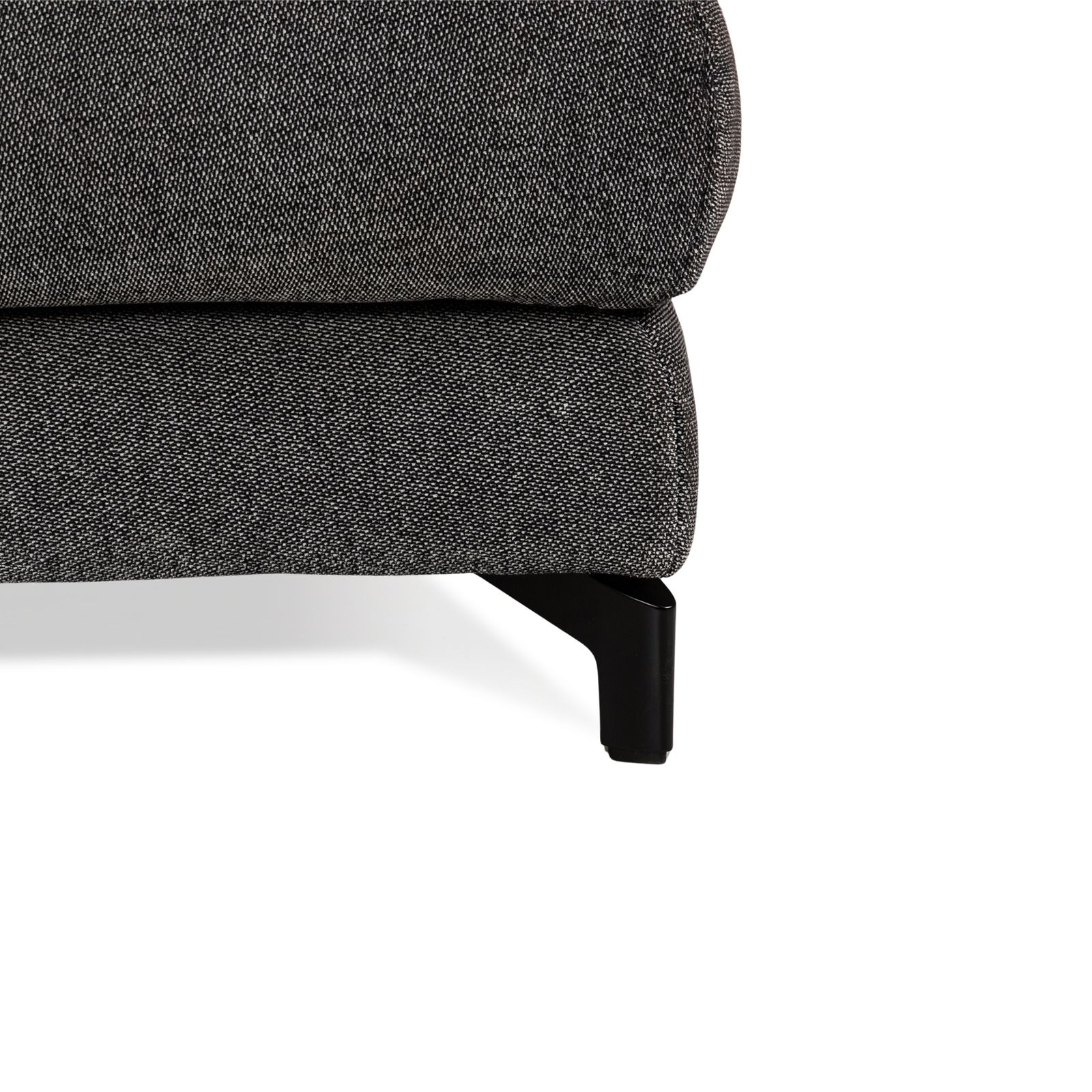 Rolf Benz Nuvola Fabric Lounger Grey Black Daybed photo Meubels