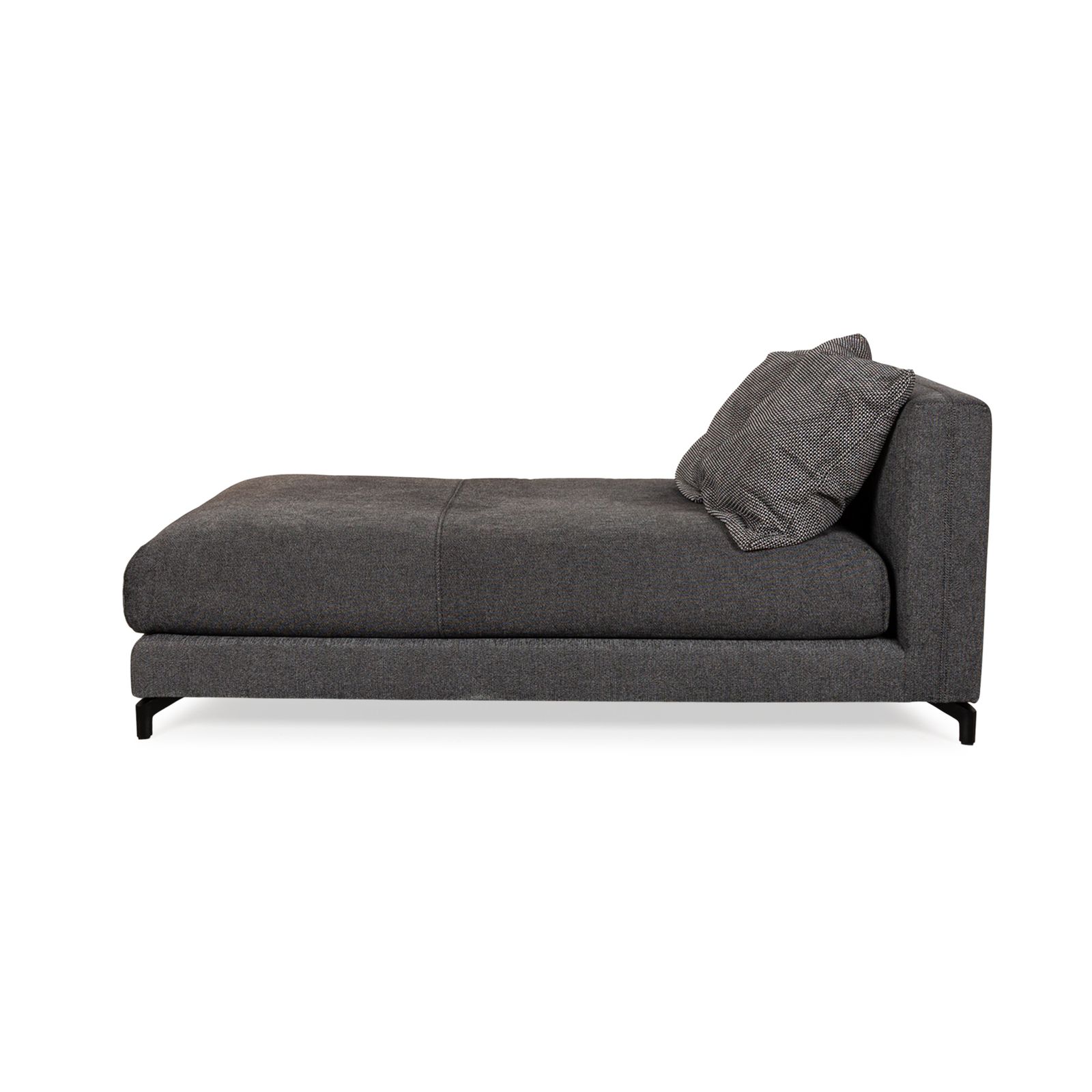 photo for sale Rolf Benz Nuvola Fabric Lounger Grey Black Daybed