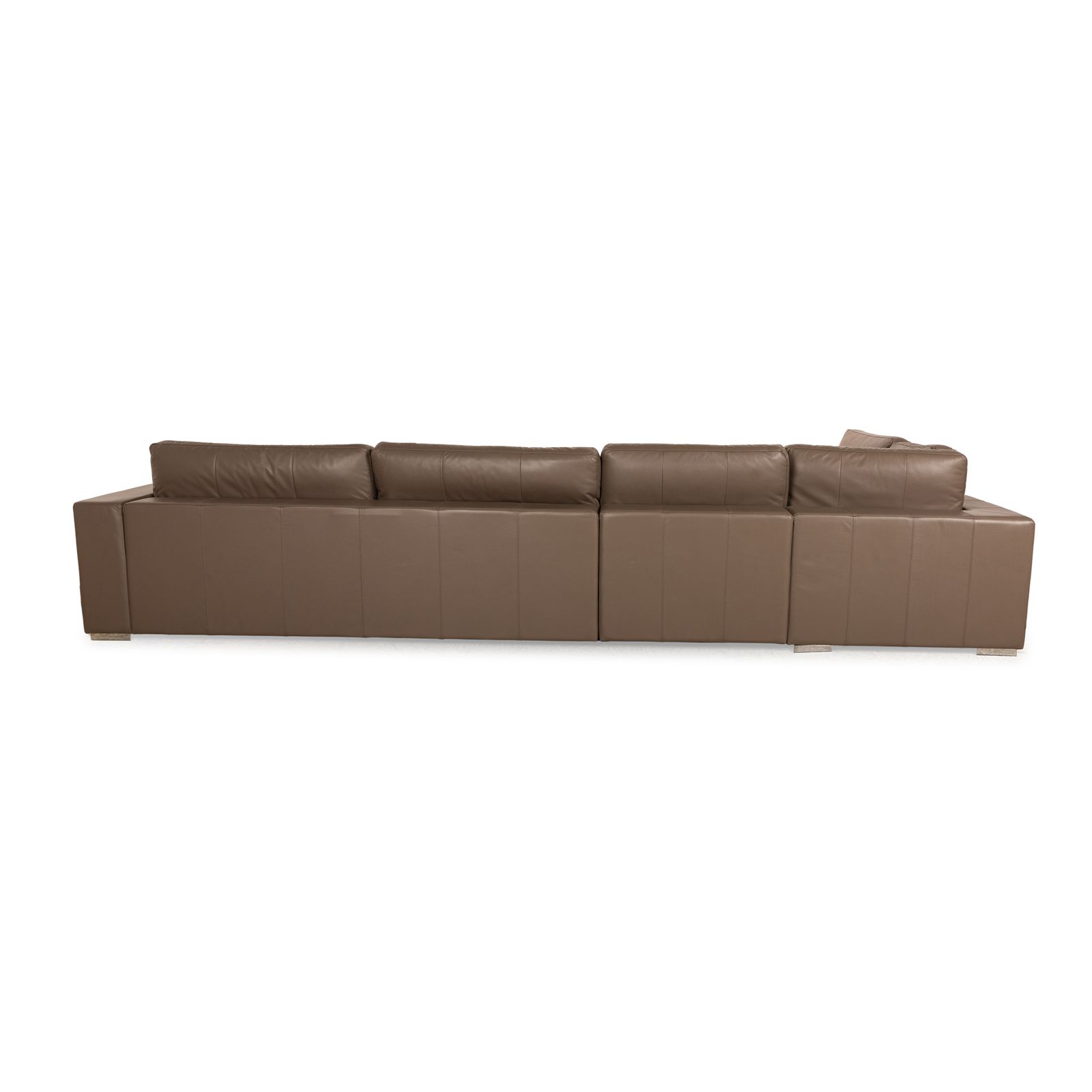 photo furniture Canapé d'angle BoConcept Cenova en cuir marron