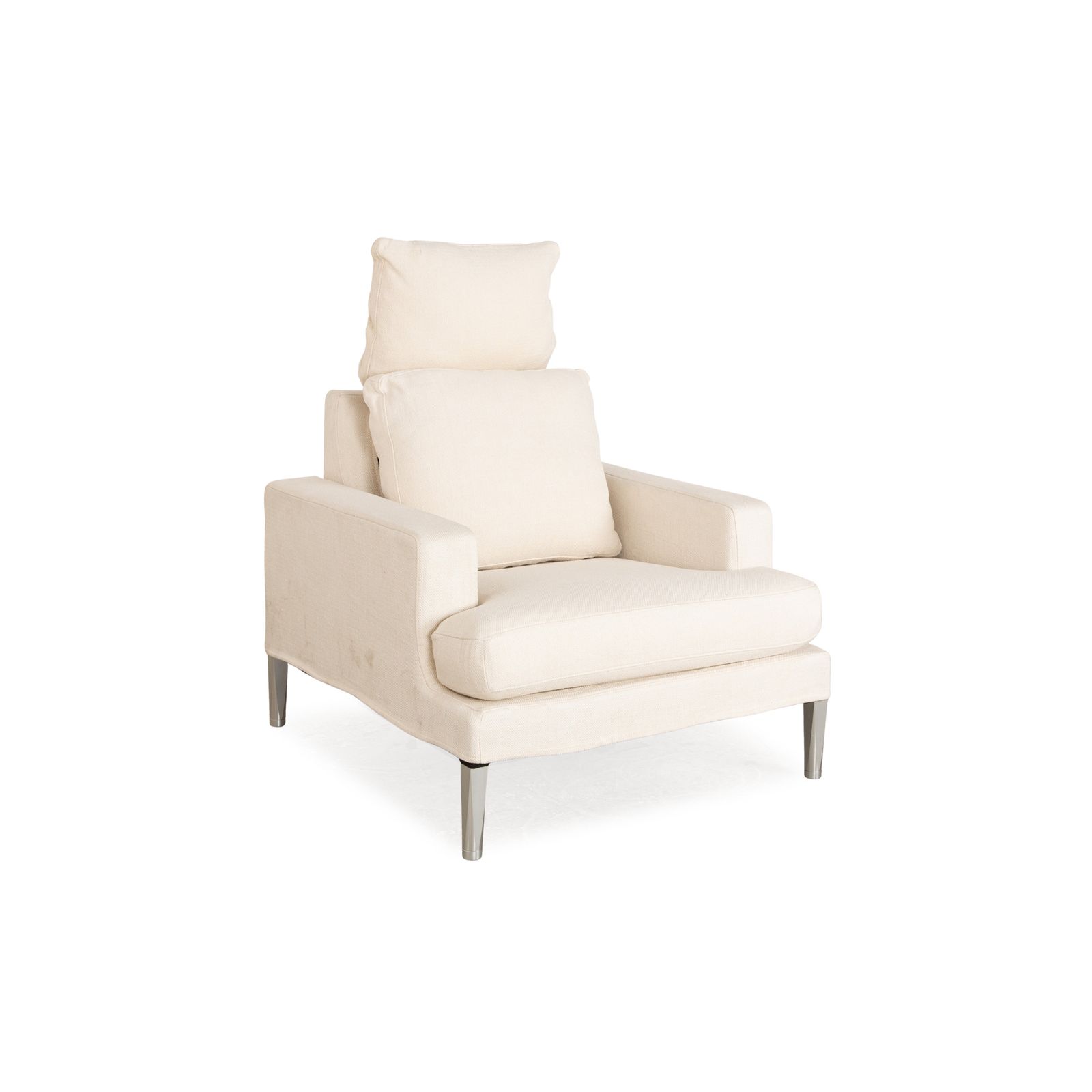 Fauteuil Fsm Clarus en tissu crème, fonction manuelle photo furniture