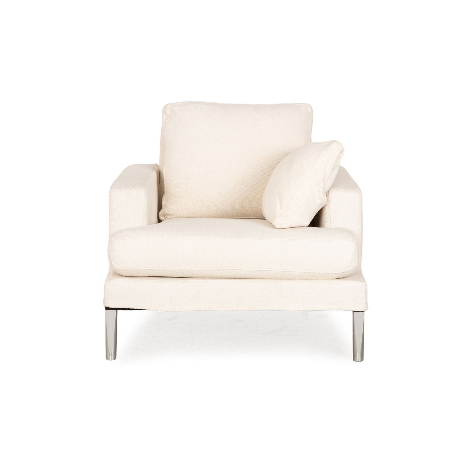 Fauteuil Fsm Clarus en tissu crème, fonction manuelle photo 759.0