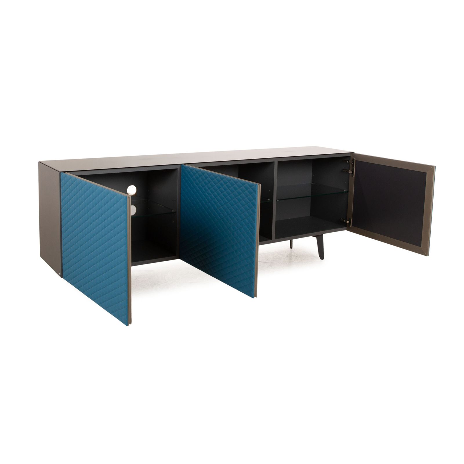 Buffet Cattelan Italia Absolut Wood en bleu photo Mobilier