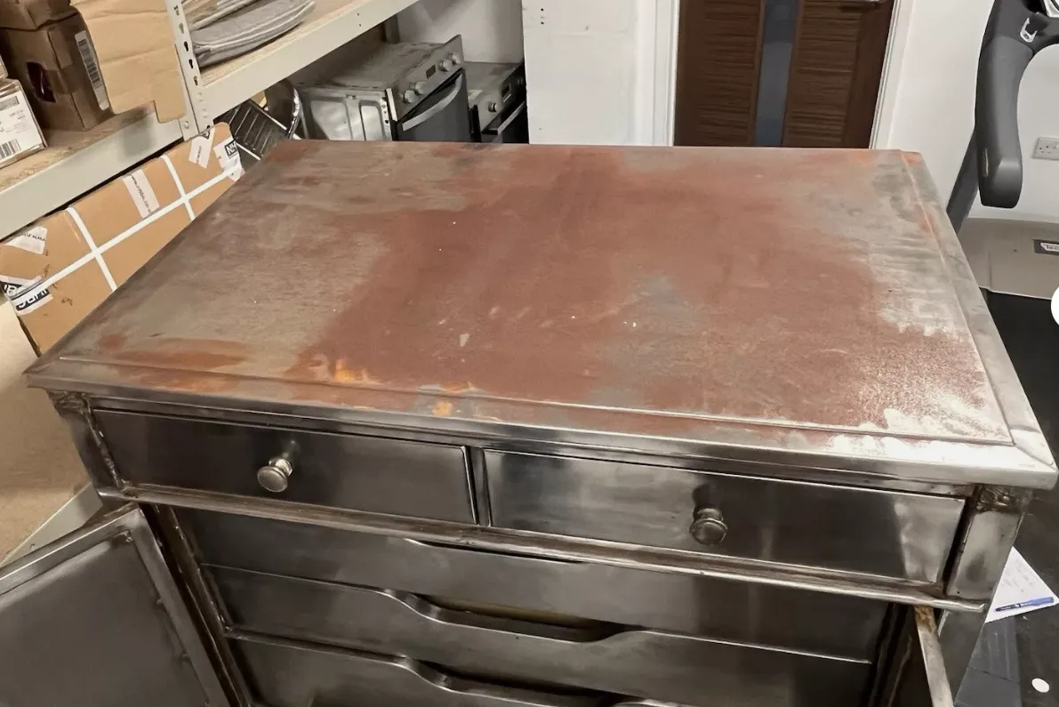 1920s American Metal Cabinet By Simmons And Company photo Furniture