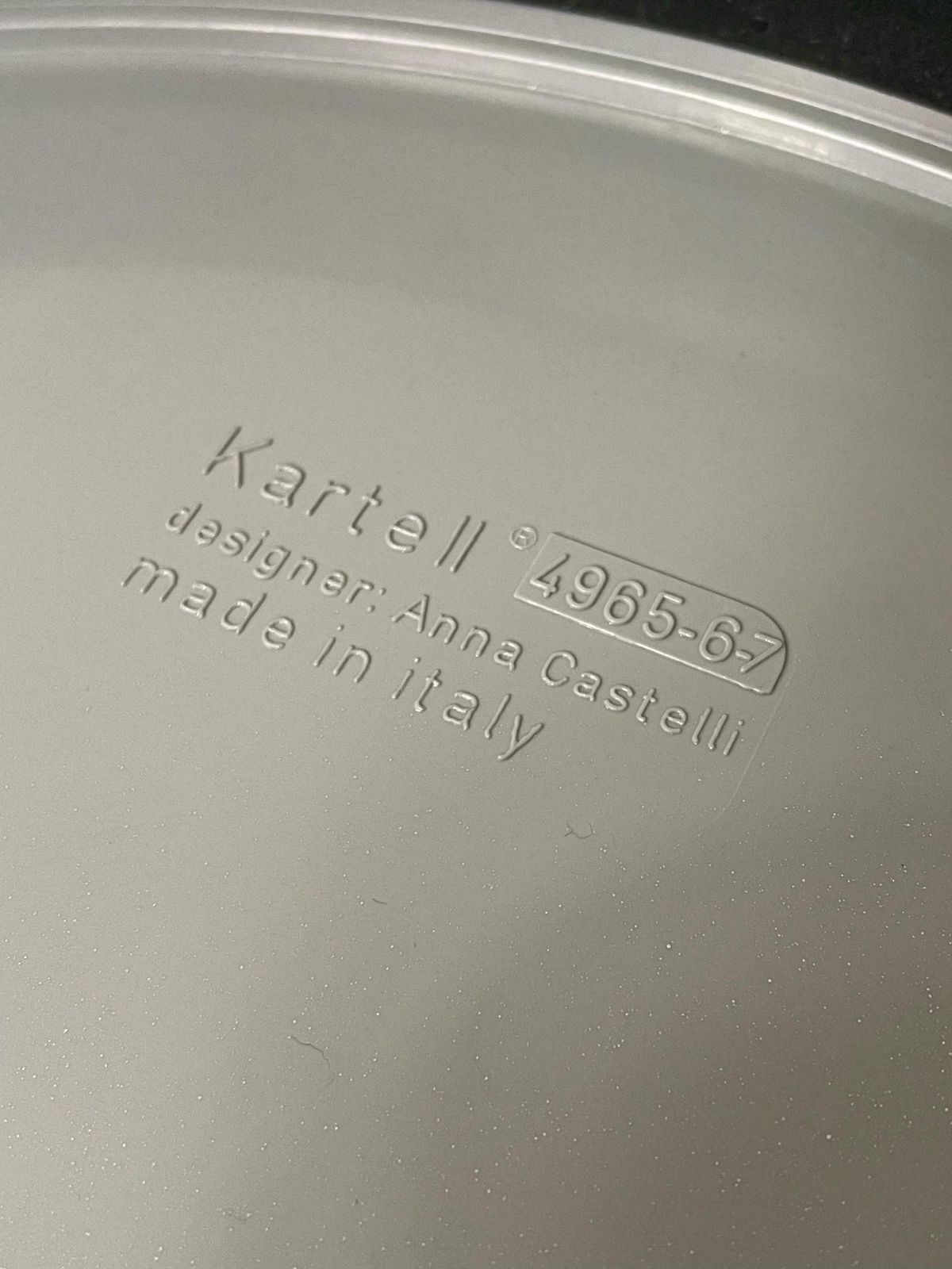Anna Castelli Ferrieri For Kartell   Storage Unit 'Componibili'   Rare, Early, Gray Edition photo buy