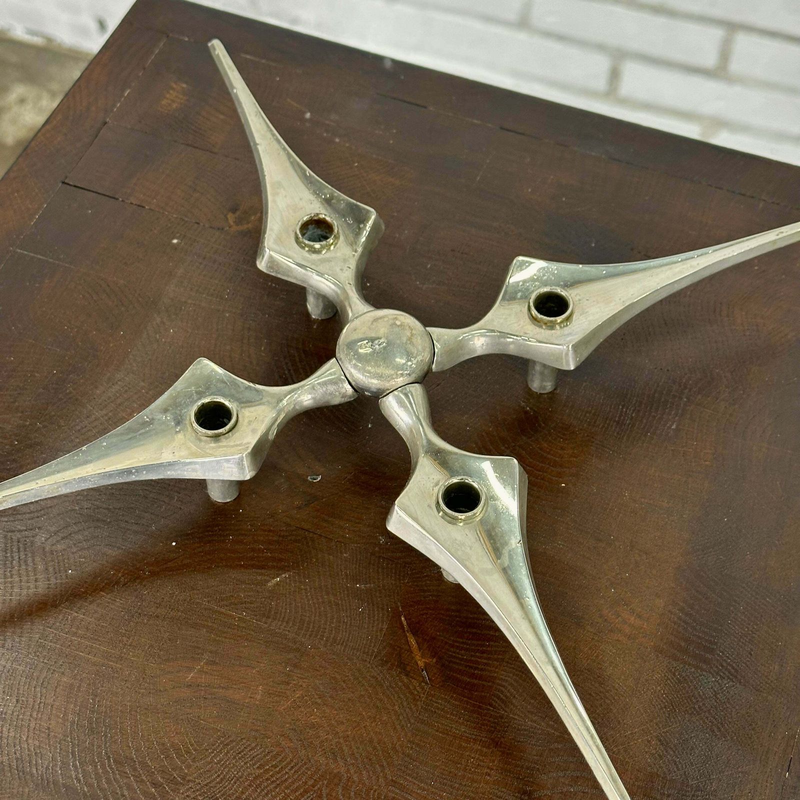 Nail Candlestick Star By Fritz Nagel And Caesar Stoffi photo furniture
