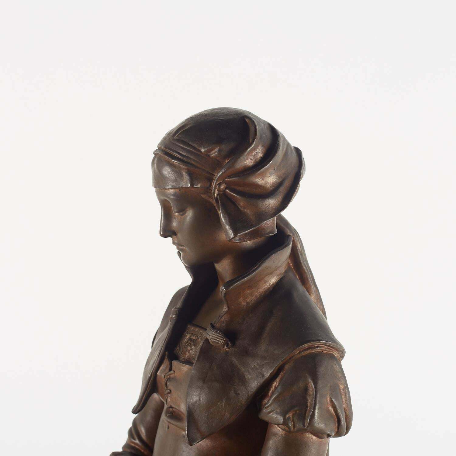 Bronze Sculpture By Eugène Aizelin, 19th Century, Napoleon III Period. photo for sale