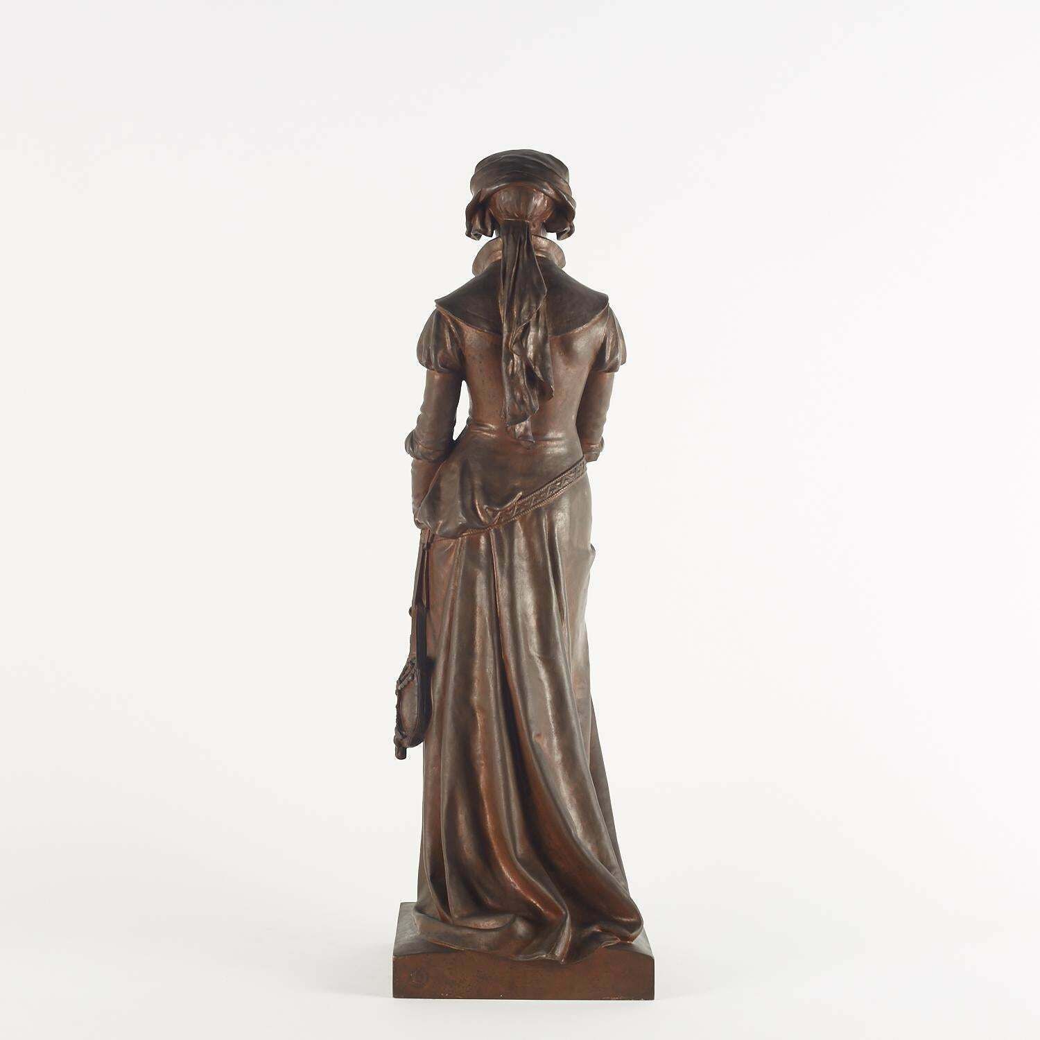 Bronze Sculpture By Eugène Aizelin, 19th Century, Napoleon III Period. photo vinterior