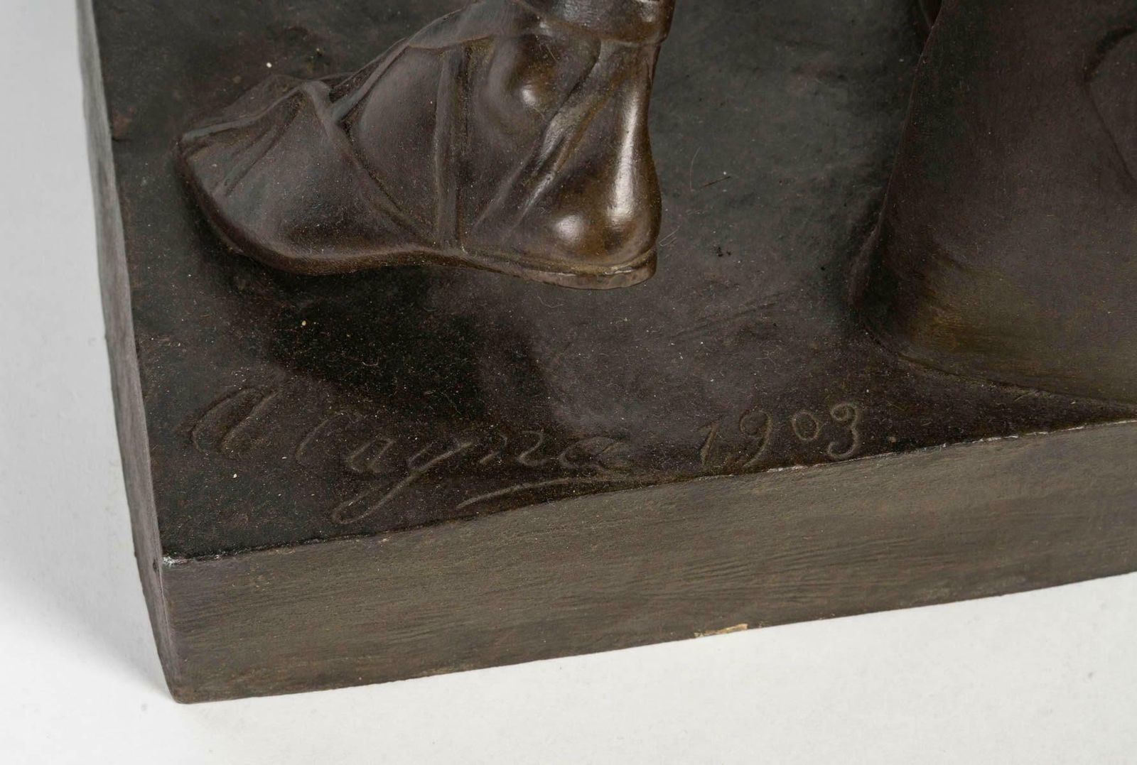 Art Regule Sculpture Of Siegfried In The Napoleon III Style, Circa 1900. photo