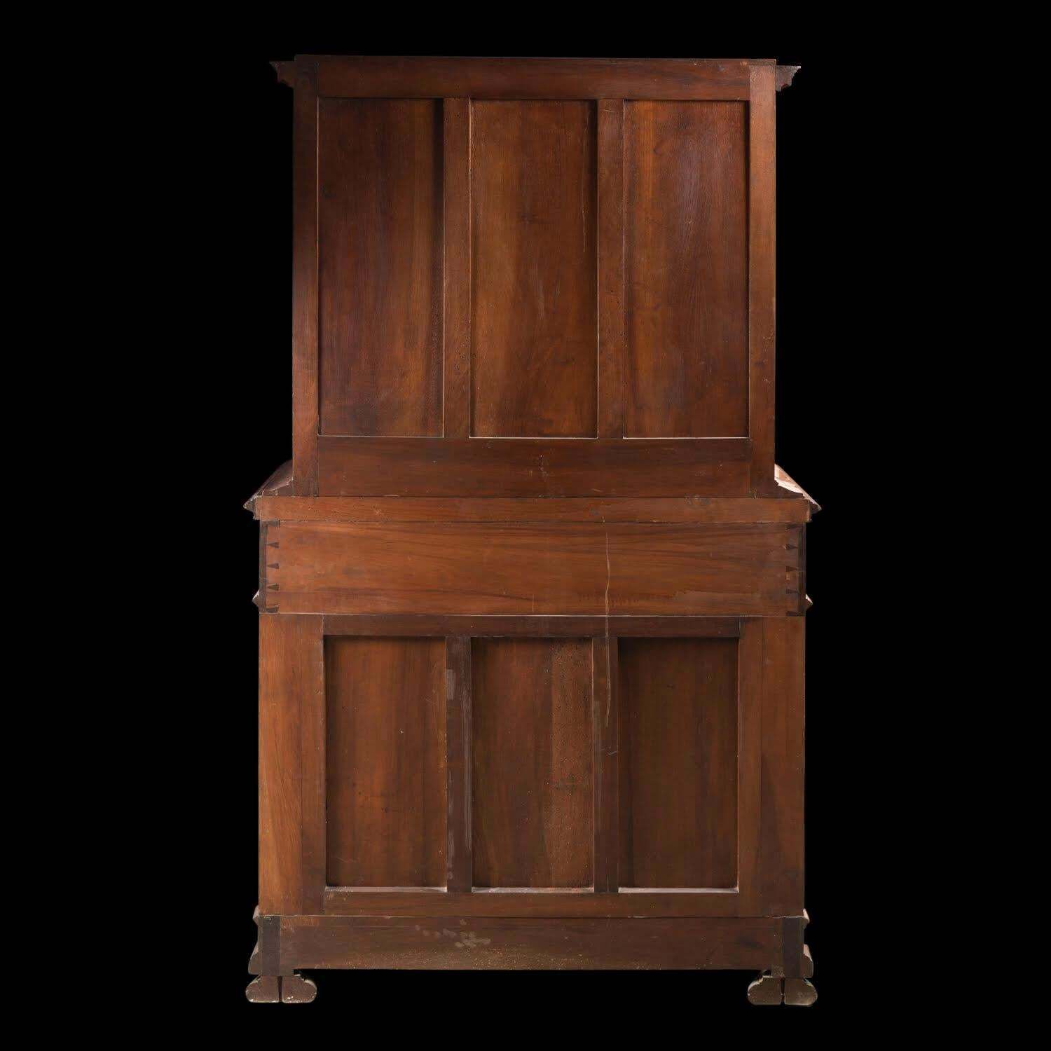photo for sale Renaissance Style Cabinet In Carved Walnut, 19th Century.