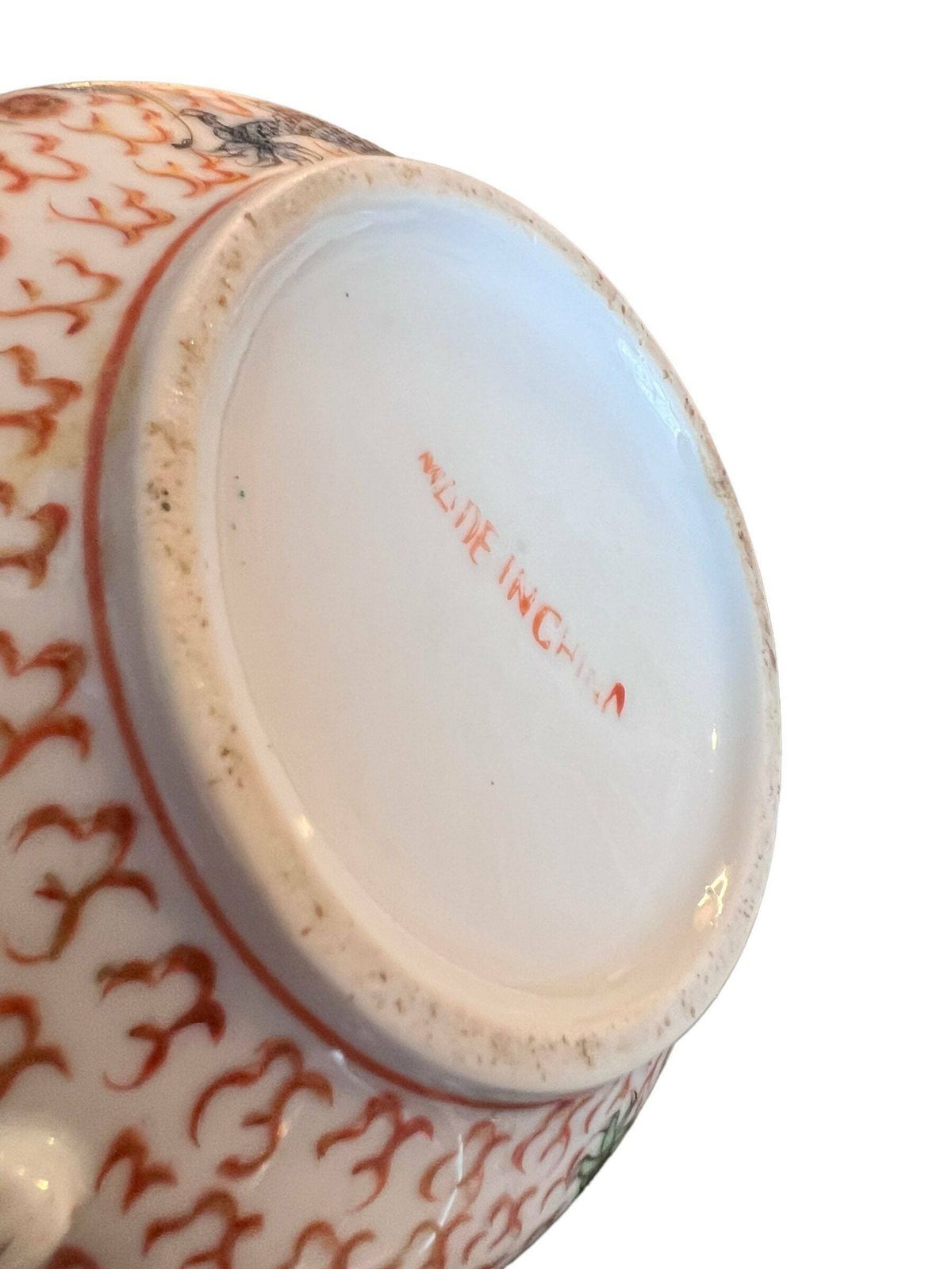 Chinese Famille Rose Porcelain Dragon Teapot Set photo vinterior