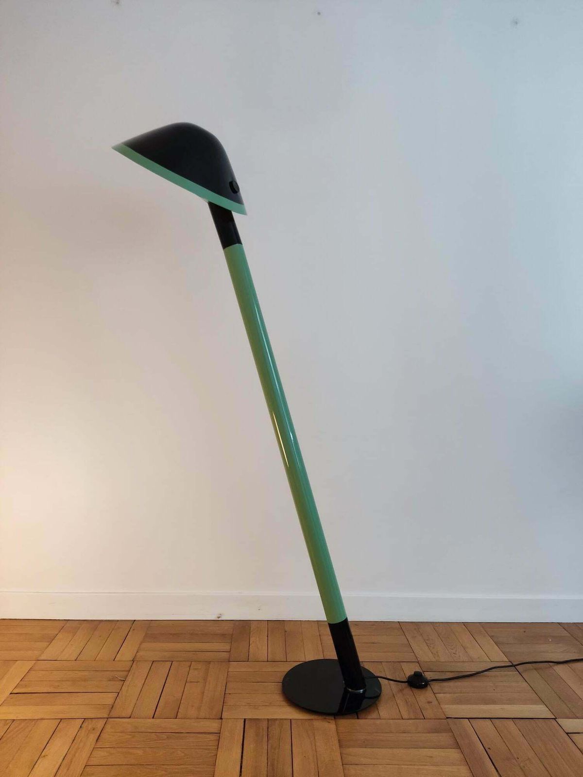 Lacquered Floor Lamp   The Man Who Leans   France 1970 photo vinterior