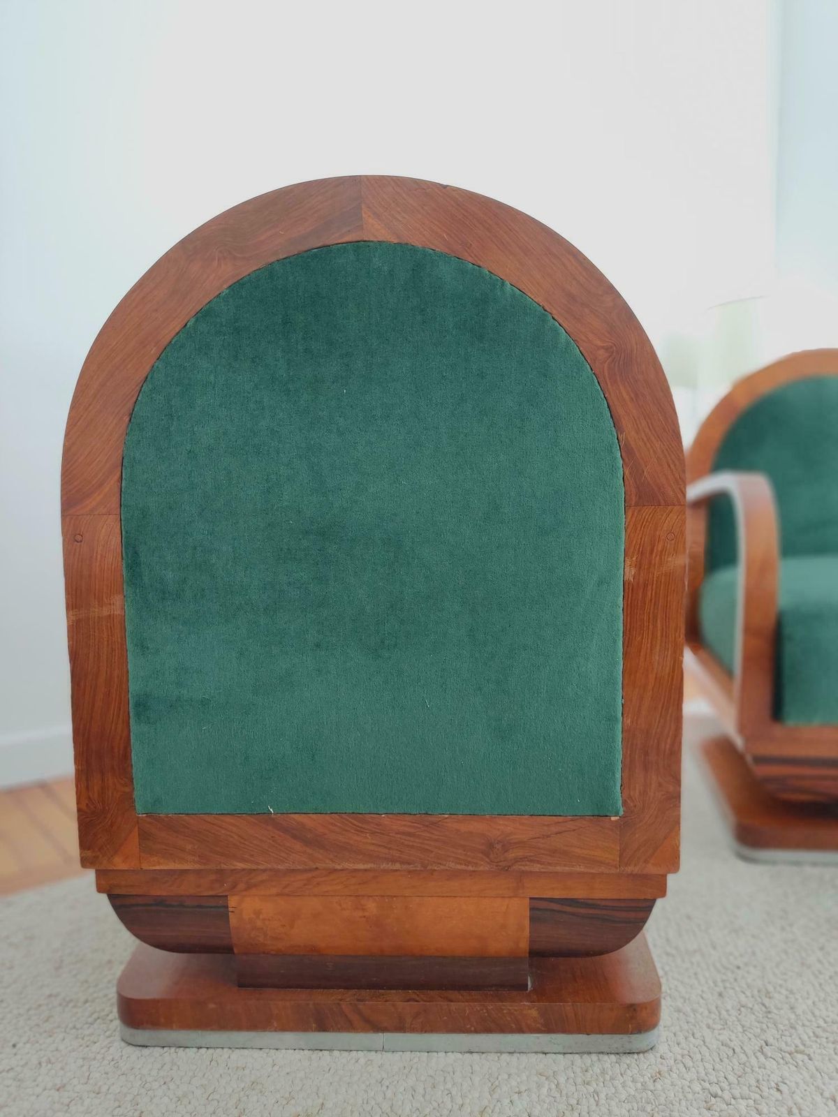 7034.0 Pair Of Art Deco Armchairs photo