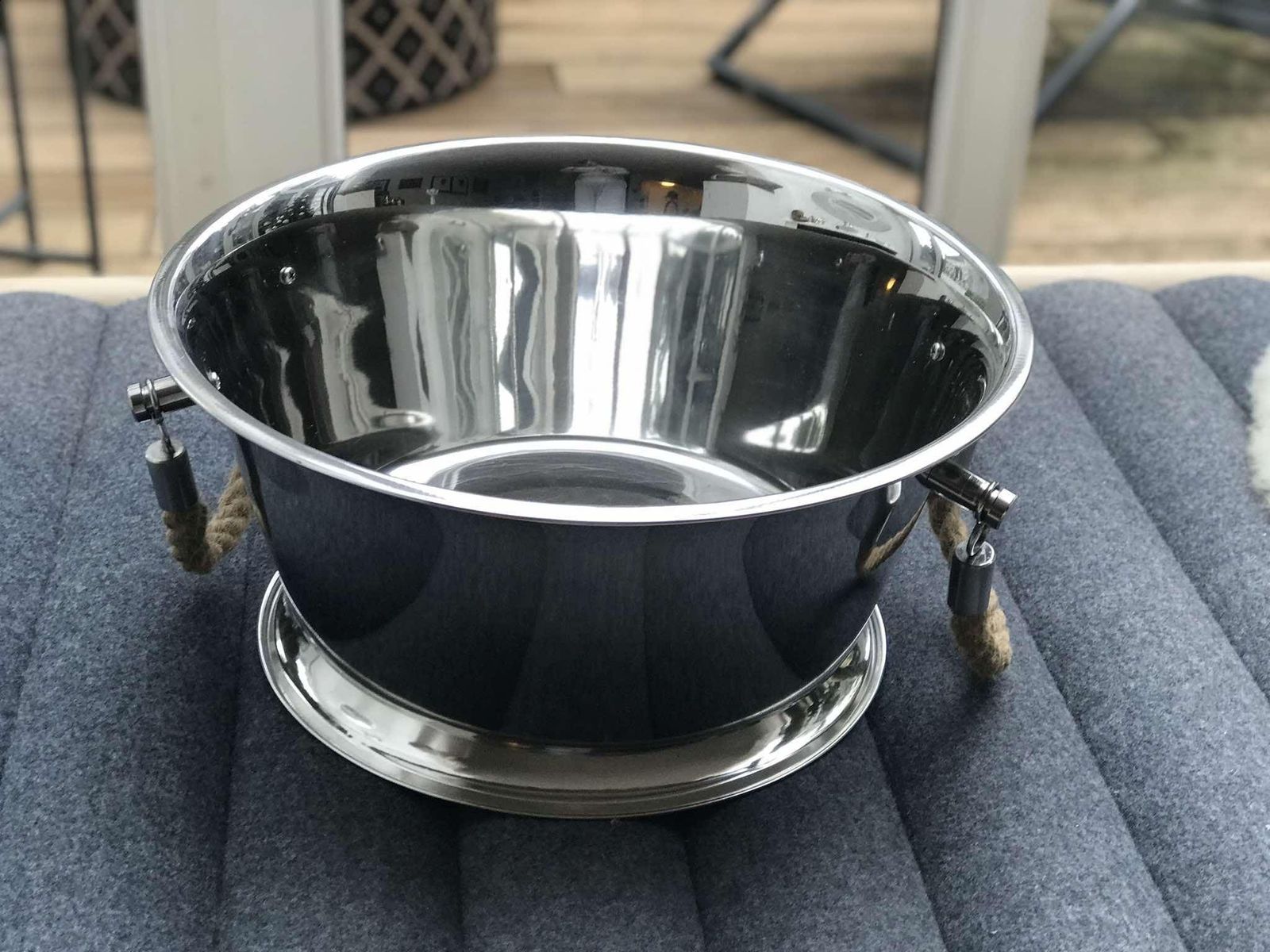 photo furniture Champagne Bucket Large 7 Bottles Bar Cart Nautical Christmas Table Wine Chiller Cooler Beach Side Decor Gift For Wedding Gift Man Cave