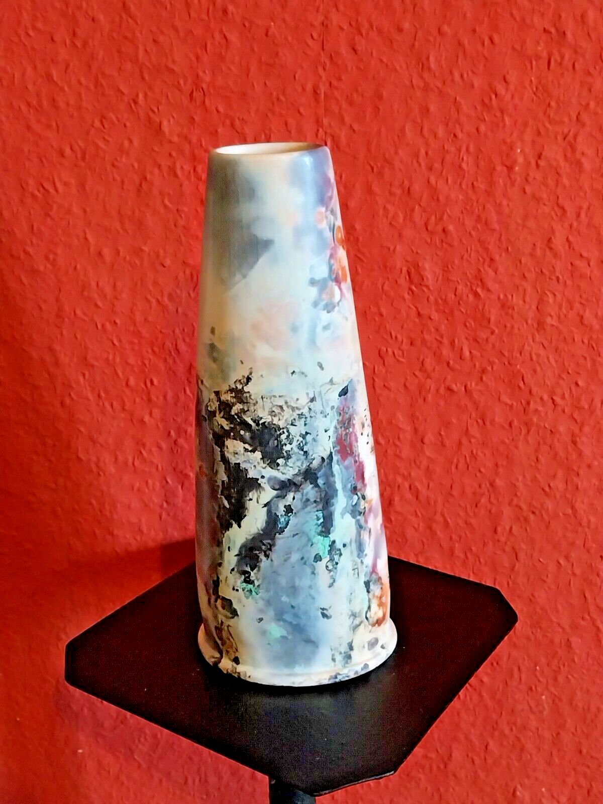 Contemporary Denise Brown Ceramics Abstract Vase Fenland Studio Pottery Ooak photo furniture