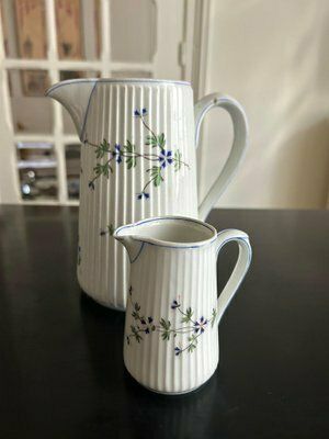 Tea Service In Porcelaine, 1890s, Set Of 7 photo Home Decor