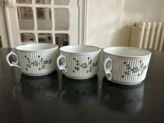 Tea Service In Porcelaine, 1890s, Set Of 7 photo vinterior