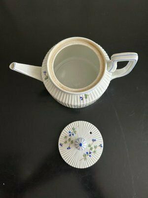 Home Decor Tea Service In Porcelaine, 1890s, Set Of 7 photo