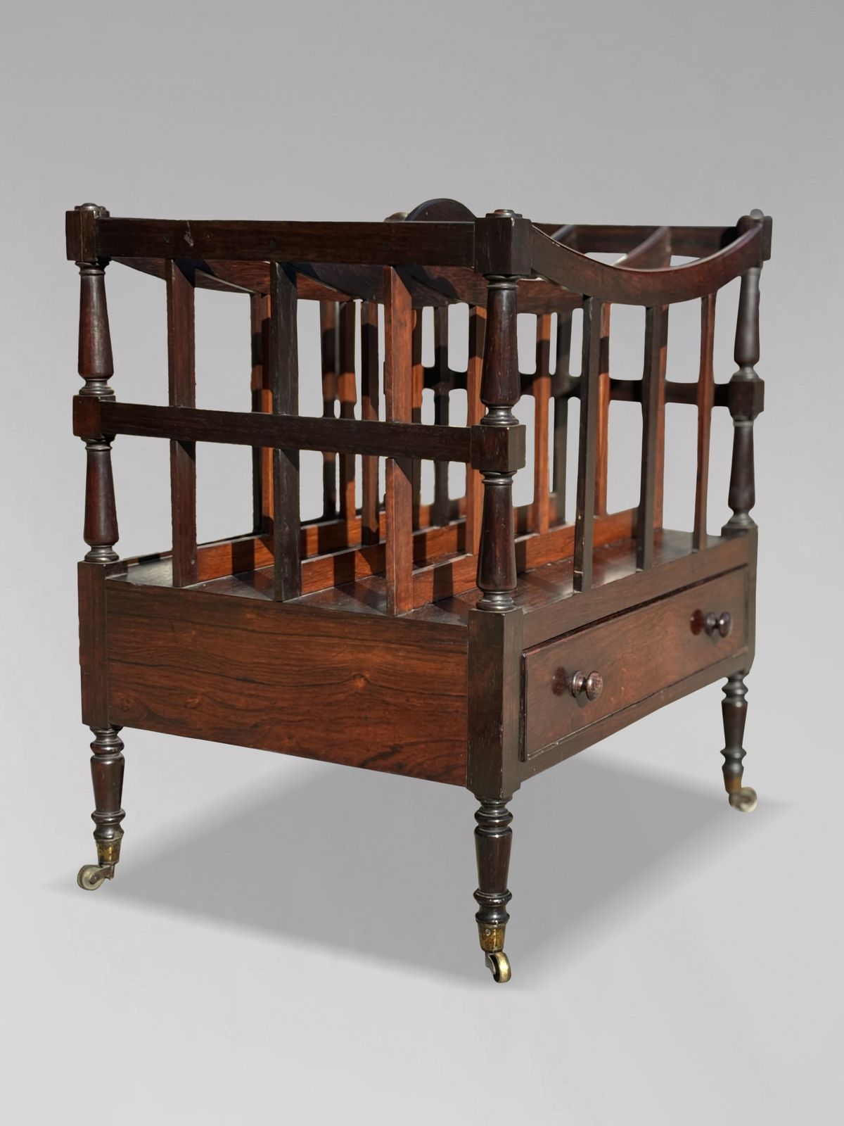 Early 19th Century Regency Period Rosewood Canterbury photo 1900.0