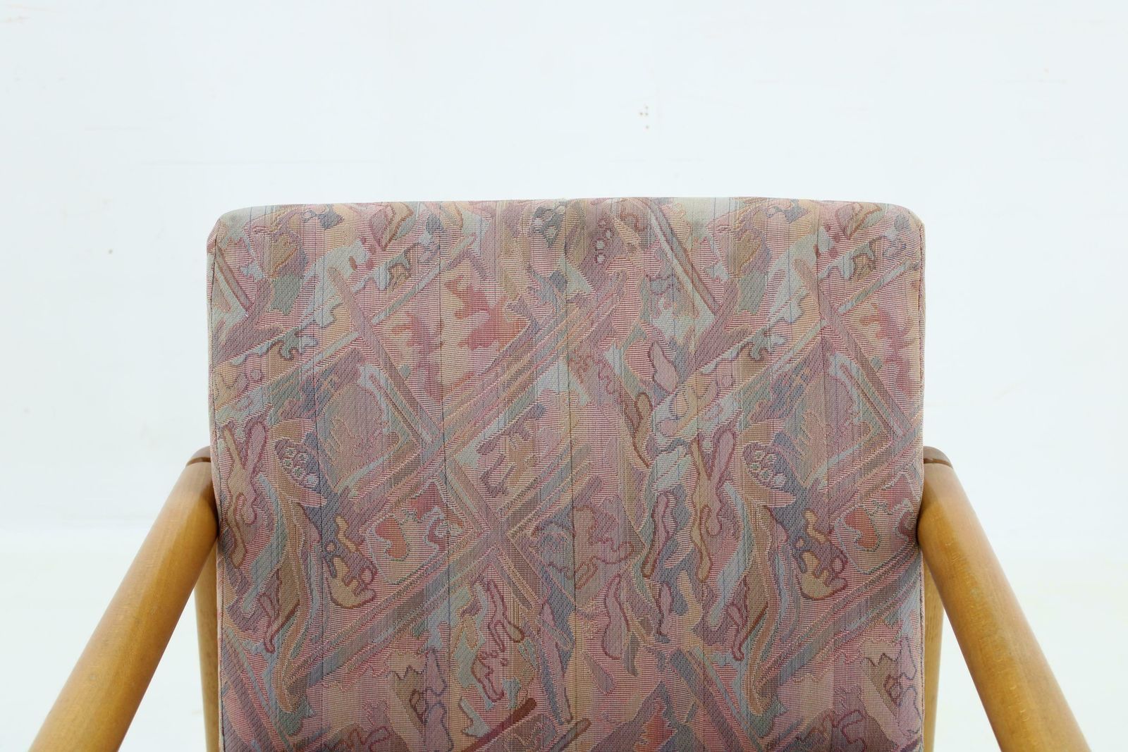 photo furniture 1970s Pair Of Beech Armchairs And Coffee Table  By Ton, Czechoslovakia